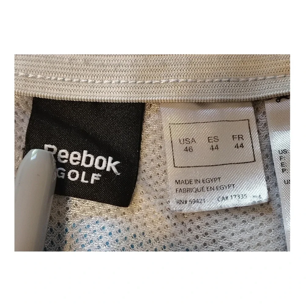 Reebok Golf Mens Blue Space Dye Performance Golf Shorts Size 46 Heathered NN